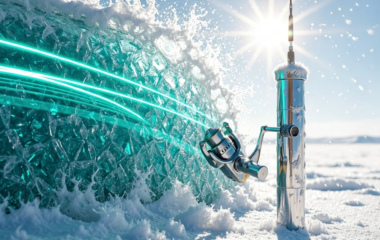 Icy water splash